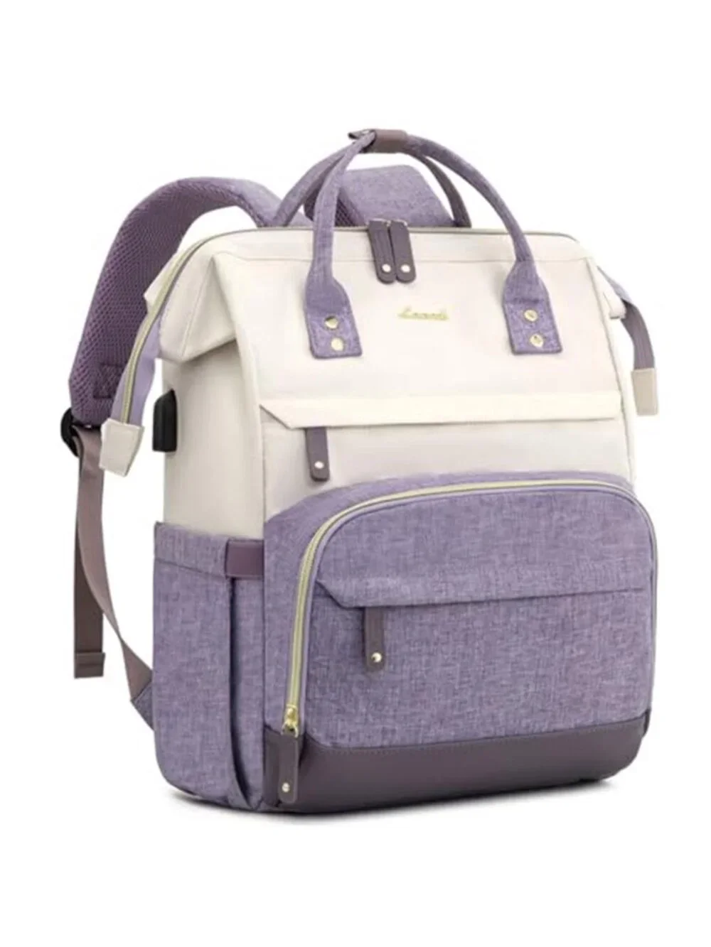 Women Laptop Backpack 15.6 Inch Purse Large Capacity Waterproof Travel Work Bag